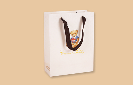 小熊圖案禮品紙袋印刷